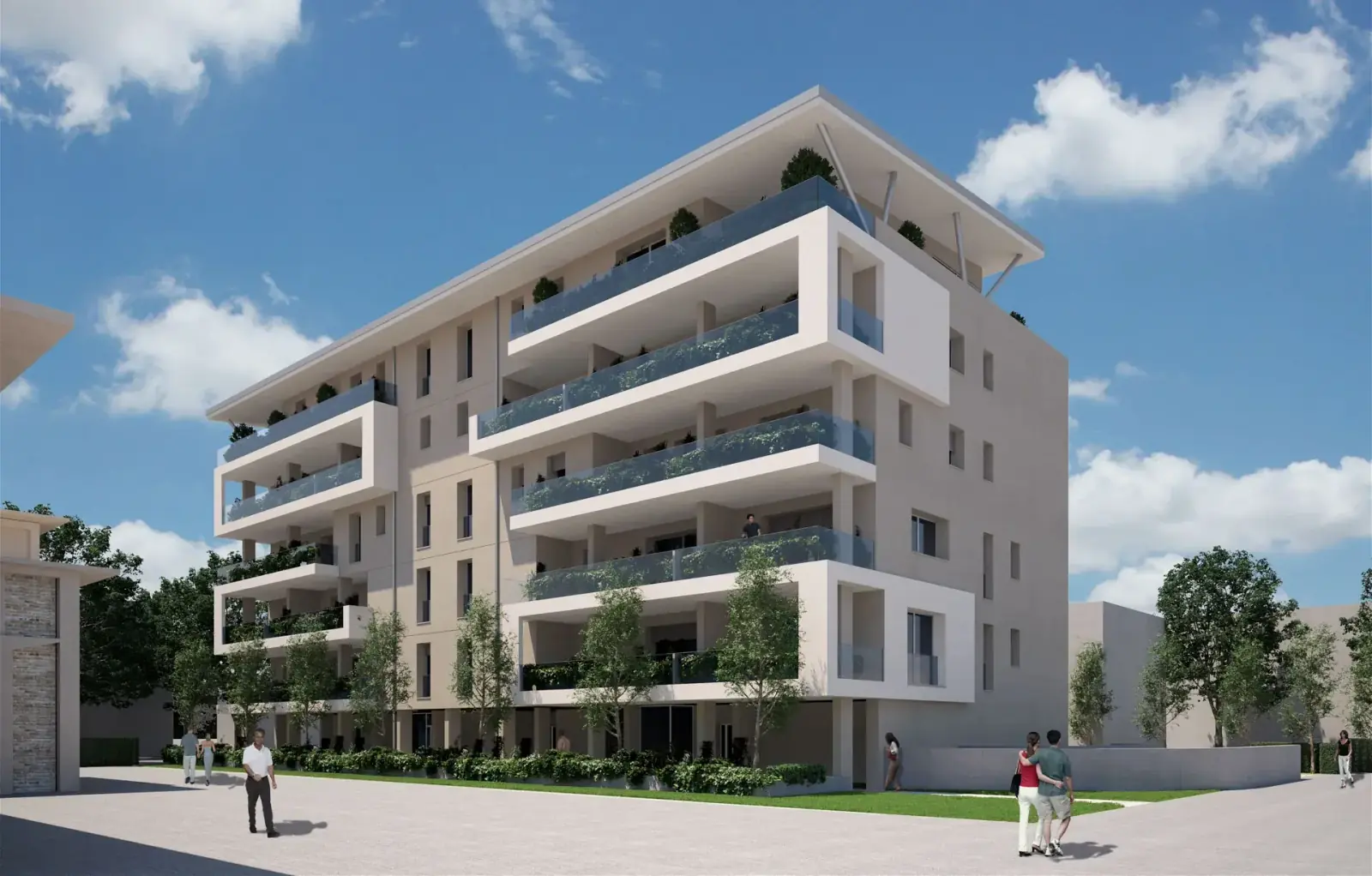 Comparto Ex AMCM in via Buon Pastore durante il giorno